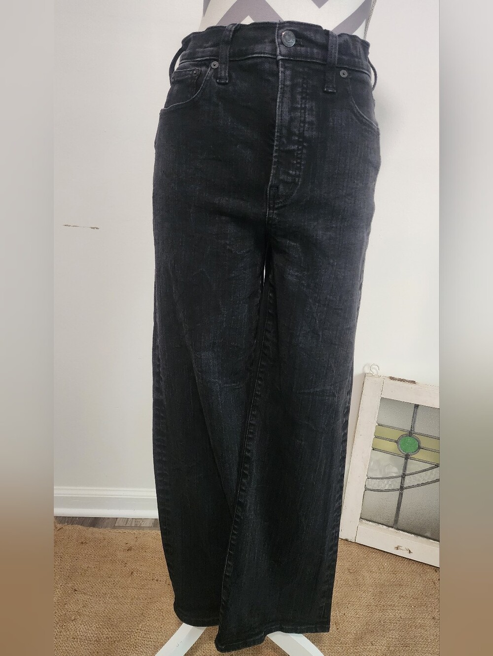 Madewell Perfect Vintage Wide Leg Jeans Size 28